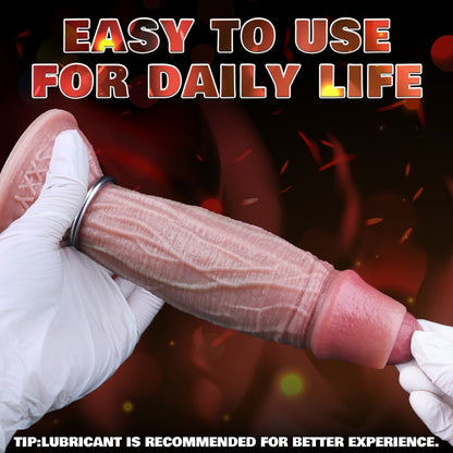 Realistischer Ovipositor Dildo – Platin-Silikon Fantasy-Dildo mit Eiablagefunktion