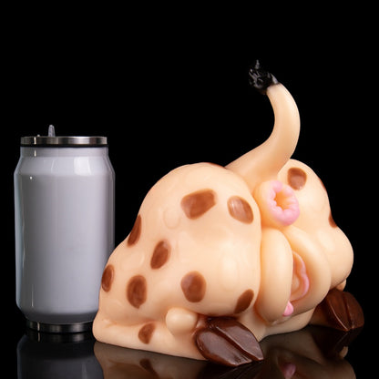 Giraffe Pocket Pussy — Dual-Channel Animal Mini Sex Doll | Domlust Fetish Silicone