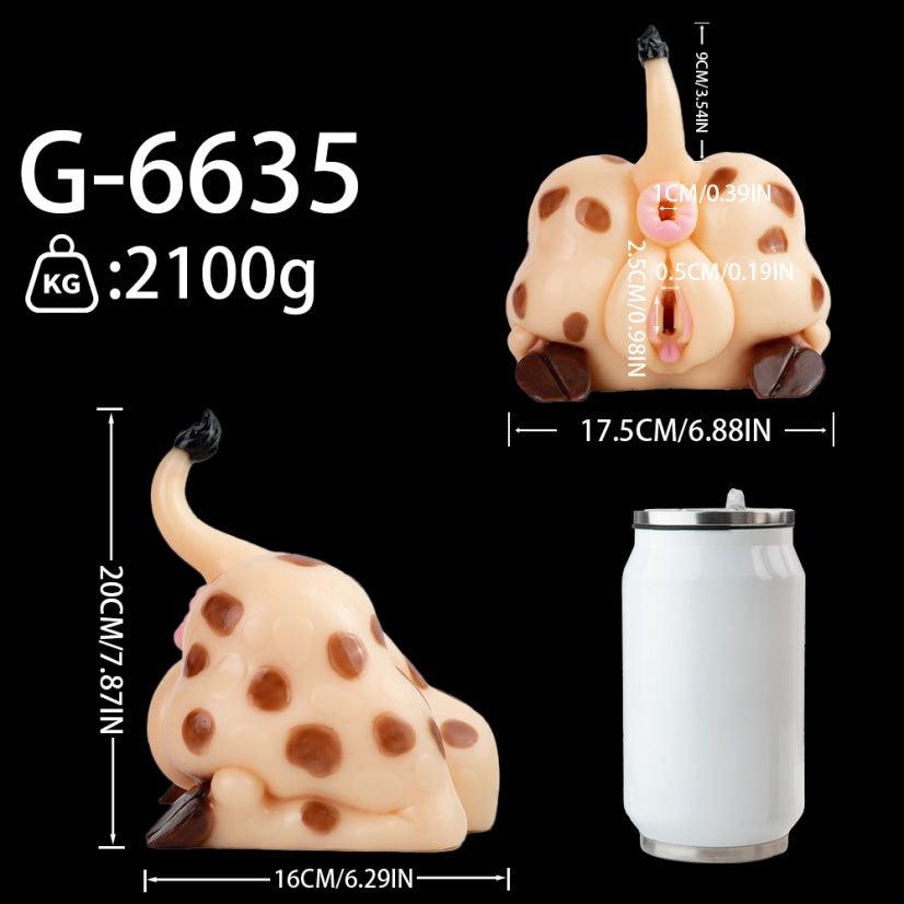 Giraffe Pocket Pussy | Dual-Channel Animal Masturbator Domlust Giraffe Pocket Pussy | Dual-Channel Animal Masturbator Domlust
