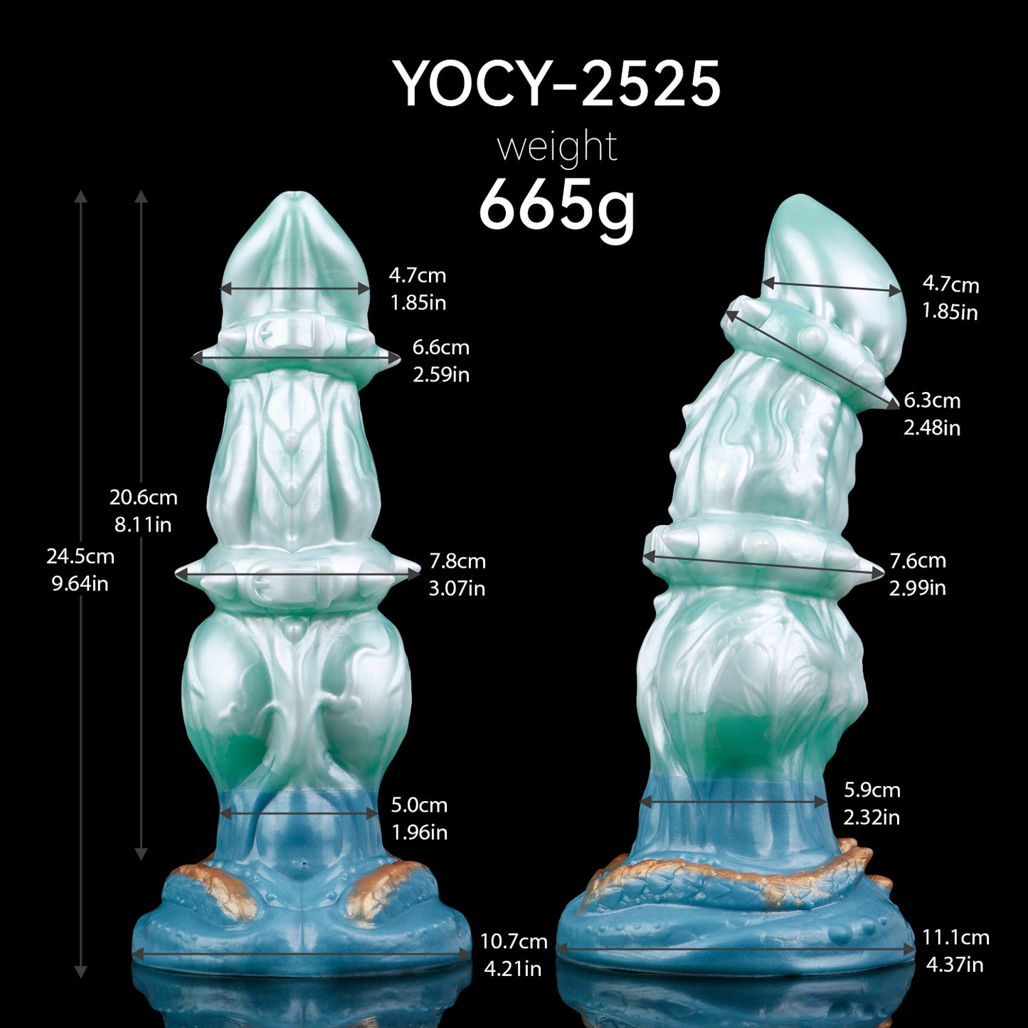 Inflatable Knot Dragon Dog Dildo — Expandable Fantasy Silicone Toy for G-Spot Stimulation & Knotting Sensation