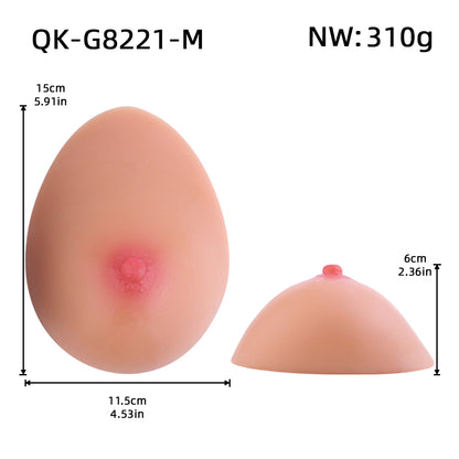 Realistic Silicone Breast Forms for Crossdressers & Femboys – Hand-Painted Liquid Silicone