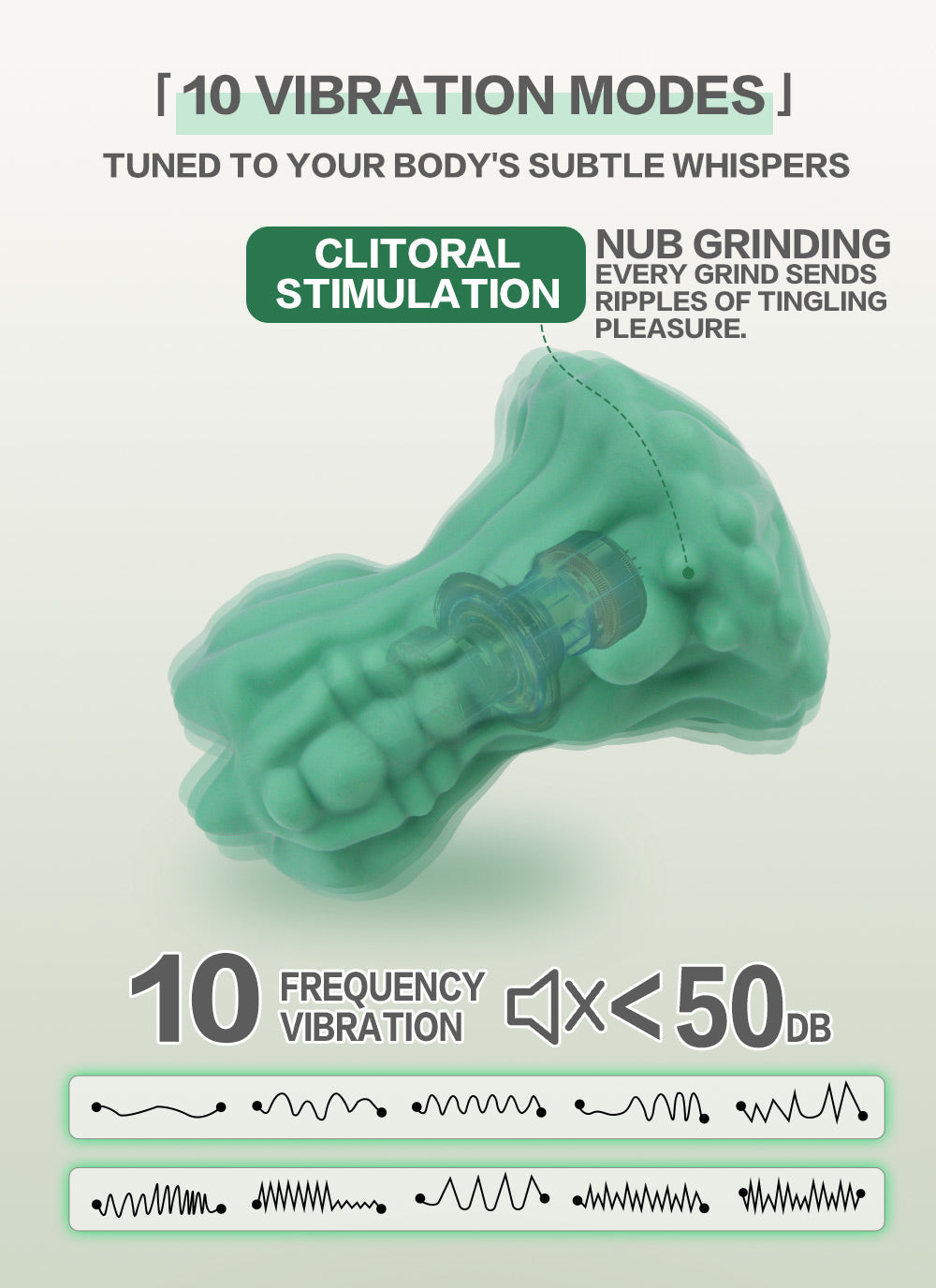 Starlight Paratrooper Vibrating Clit Stimulator – Grinder Sex Toy for Intense Clitoral Massage & Women Masturbating