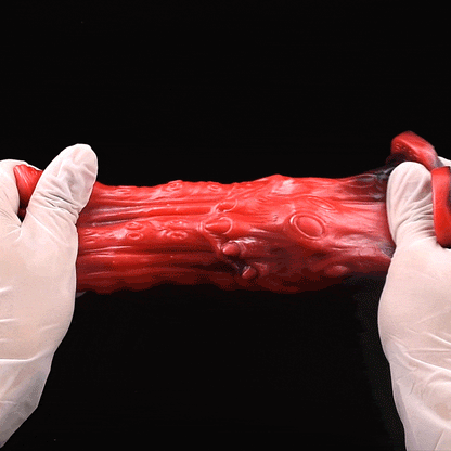 Monsterdildo Fantasy vibrierende Penishülle – halbumwickelte Penishüllenverlängerung