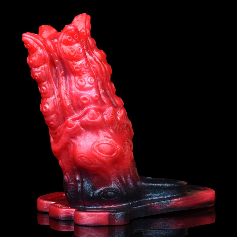 Monsterdildo Fantasy vibrierende Penishülle – halbumwickelte Penishüllenverlängerung