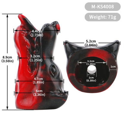 Akainu Kit de bâillon à boule vertical Kinky Sex Toys - Bad Dragon Oral Restraint BDSM