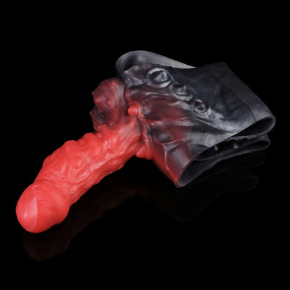 Beast Fantasy Cock Sleeve Sheath Underwear - Wearable Penis Extender Sex Toys for Men