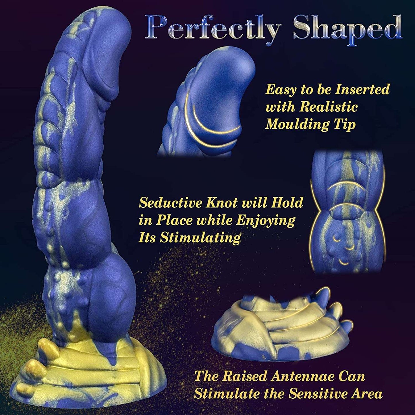 Dickman Realistic Monster Dildos- 8.5'' Knot Exotic Dildos Anal Dildos - Domlust Premium Silicone Sex Toys