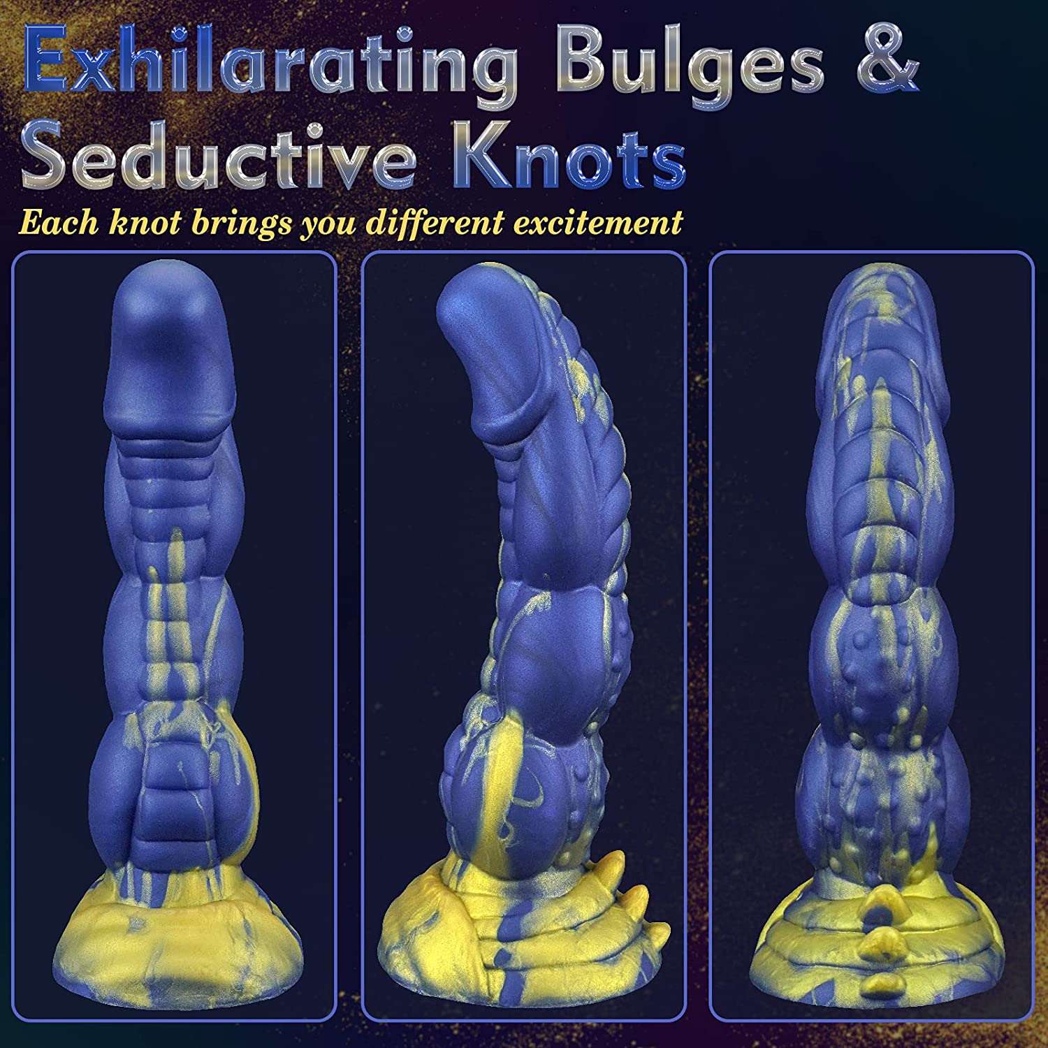 Dickman Realistic Monster Dildos- 8.5'' Knot Exotic Dildos Anal Dildos - Domlust Premium Silicone Sex Toys
