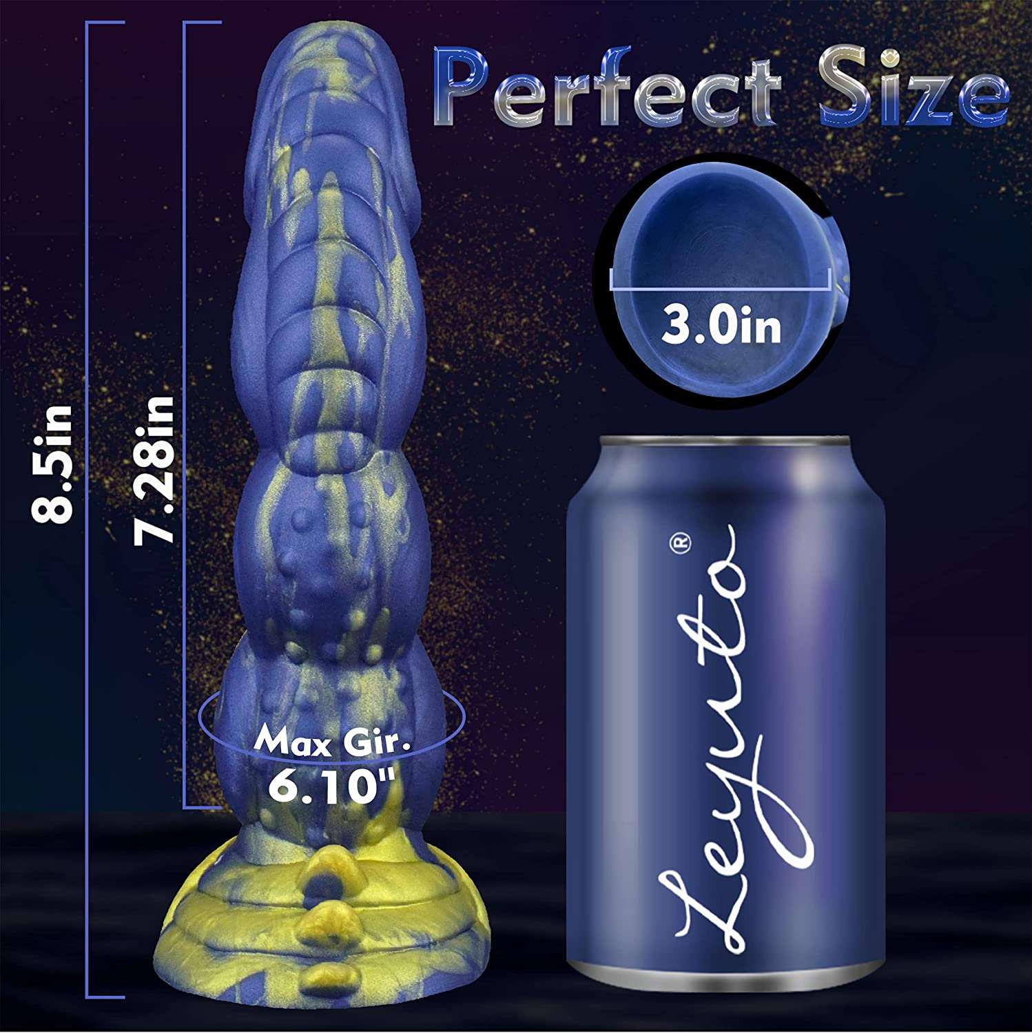 Dickman Realistic Monster Dildos- 8.5'' Knot Exotic Dildos Anal Dildos - Domlust Premium Silicone Sex Toys