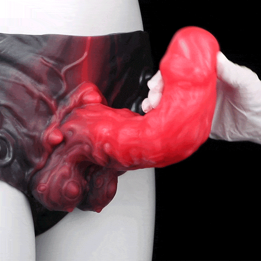 Beast Fantasy Cock Sleeve Sheath Underwear - Wearable Penis Extender Sex Toys for Men
