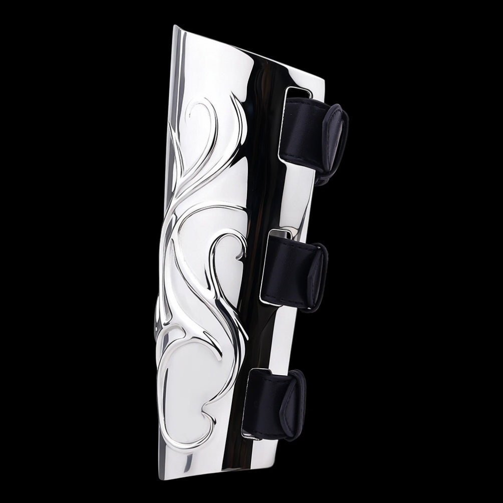 Medieval 304 Stainless Steel Bracers – Heavy Metal Arm Armor for BDSM Bondage & Roleplay