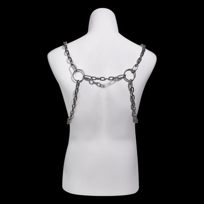 Nippelklemmen aus Metall, Bondage-Set – Verstellbarer Strap-on, kompatibel mit intensiven BDSM-Spielzeugen