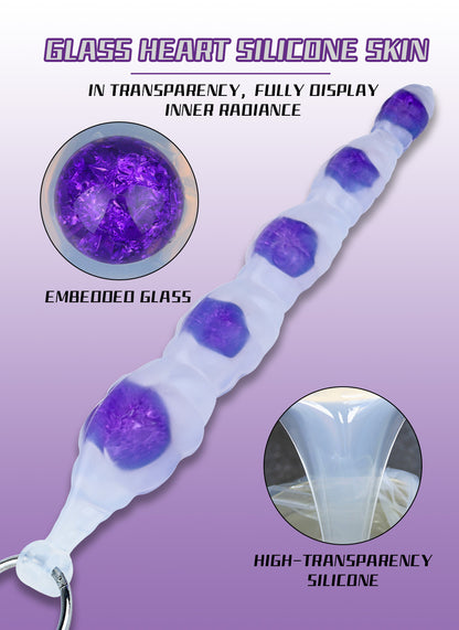 Monster Tentacle Dildo & Anal Beads-Progressive 6-Bead Butt Plug for Deep Anal Orgasm