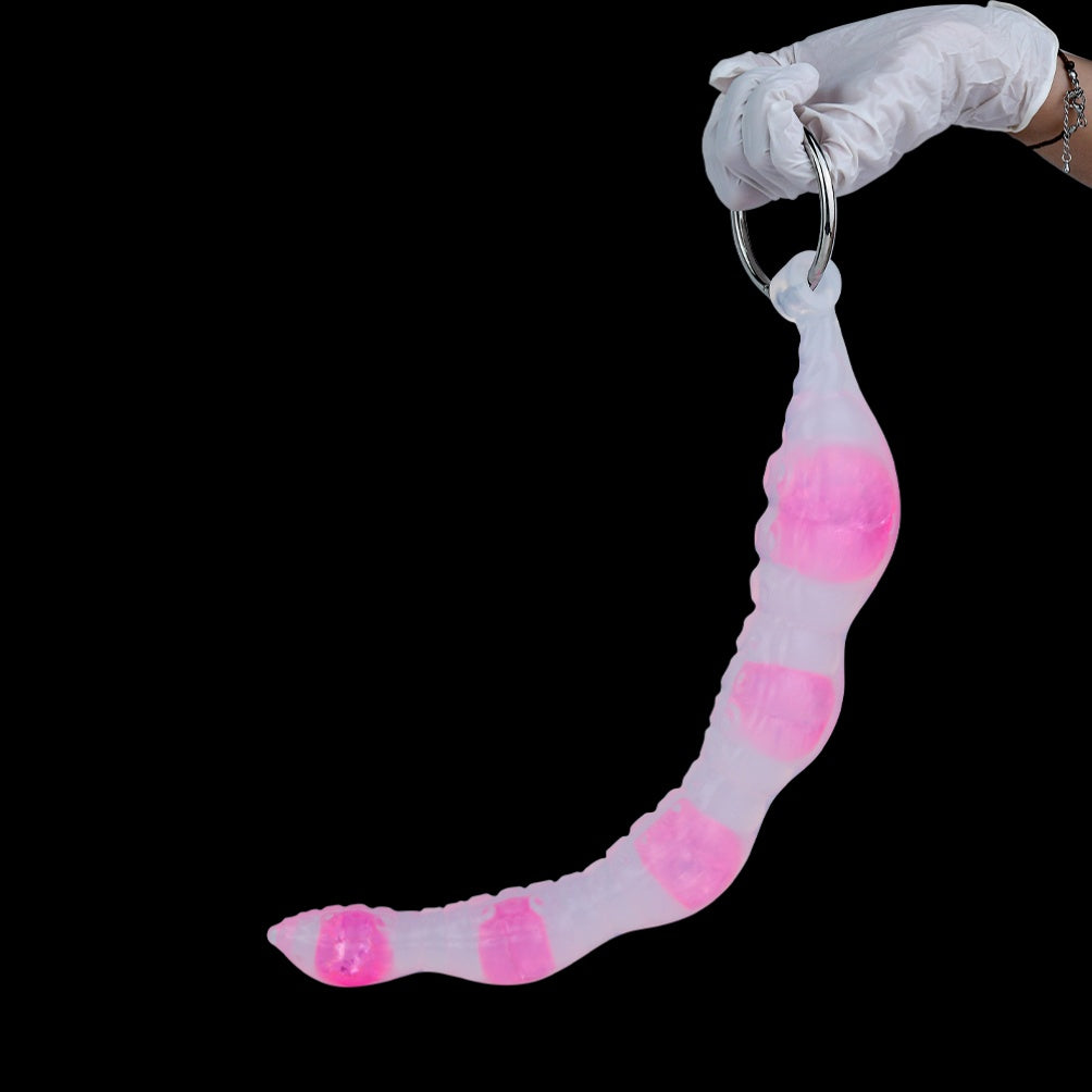 Monster Tentacle Dildo & Anal Beads-Progressive 6-Bead Butt Plug for Deep Anal Orgasm