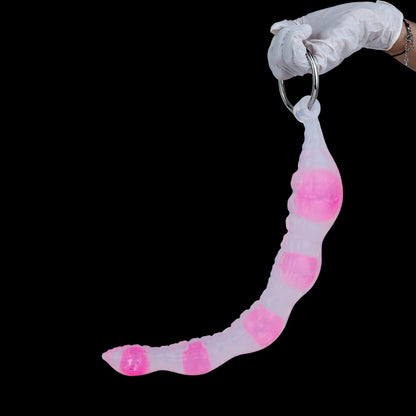 Monster Tentacle Dildo & Anal Beads-Progressive 6-Bead Butt Plug for Deep Anal Orgasm