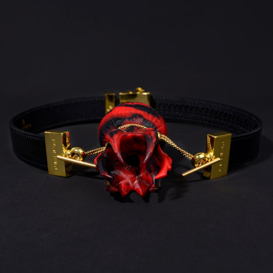 Ensemble de bondage bâillon-boule Octopus Fantasy - Jouet sexuel oral en silicone avec sangle pour femme et homme