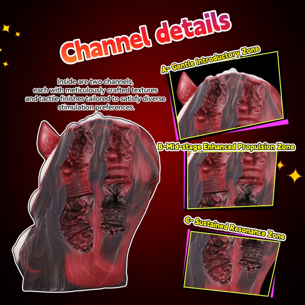 Emberstride Ilphis Horse Torso Pocket Pussy | Dual-Channel Anime Fantasy  Mini Sex Doll  Domlust