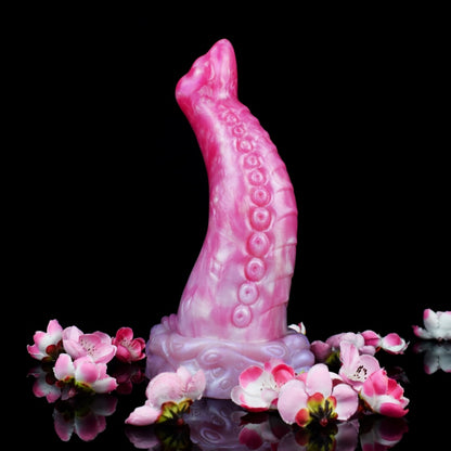 Octopus Tentacle Fantasy Dragon Dildo with Suction Cup – Stretching, Filling Vaginal Masturbation Pleasure Tool