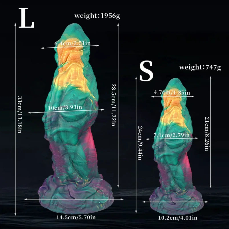 Fantasy Realistischer riesiger Dildo-Buttplug – Flüssigsilikon Soft-Touch vereint Größe mit Gefühl
