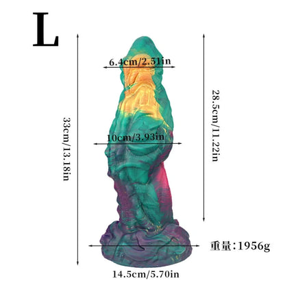 Fantasy Realistischer riesiger Dildo-Buttplug – Flüssigsilikon Soft-Touch vereint Größe mit Gefühl