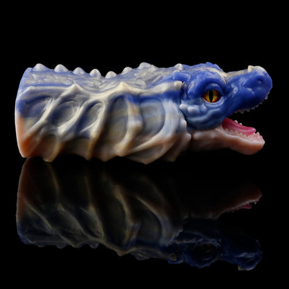 Voraxelle Drachen-Taschenmuschi – Masturbatorhülse aus Platin-Silikon mit Vakuumpumpe | Domlust