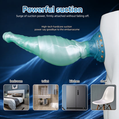 Fantasy Silicone Inflatable Horse Dildo -Expands Inside You for Deep G-Spot Stimulation