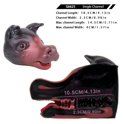 Fantasy Deer Realistic Anime Blowjob Pussy Toy - Insertable Male Penis Massage Silicone Masturbation