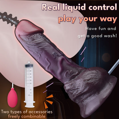 Big Black Squirting Dildo Built for Women Who Demand the Real Thing| Realistic Dual Density Silicone