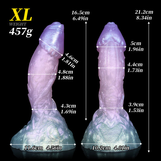 Jelly Fantasy Dildos Damen Masturbator - Klarer großer Saugnapf Monsterdildo Anal Sexspielzeug
