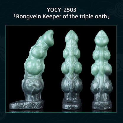 Fantasy Beaded Knot Penis Sleeve & Cock Extender-Maximize Girth with Internal Massage Texture