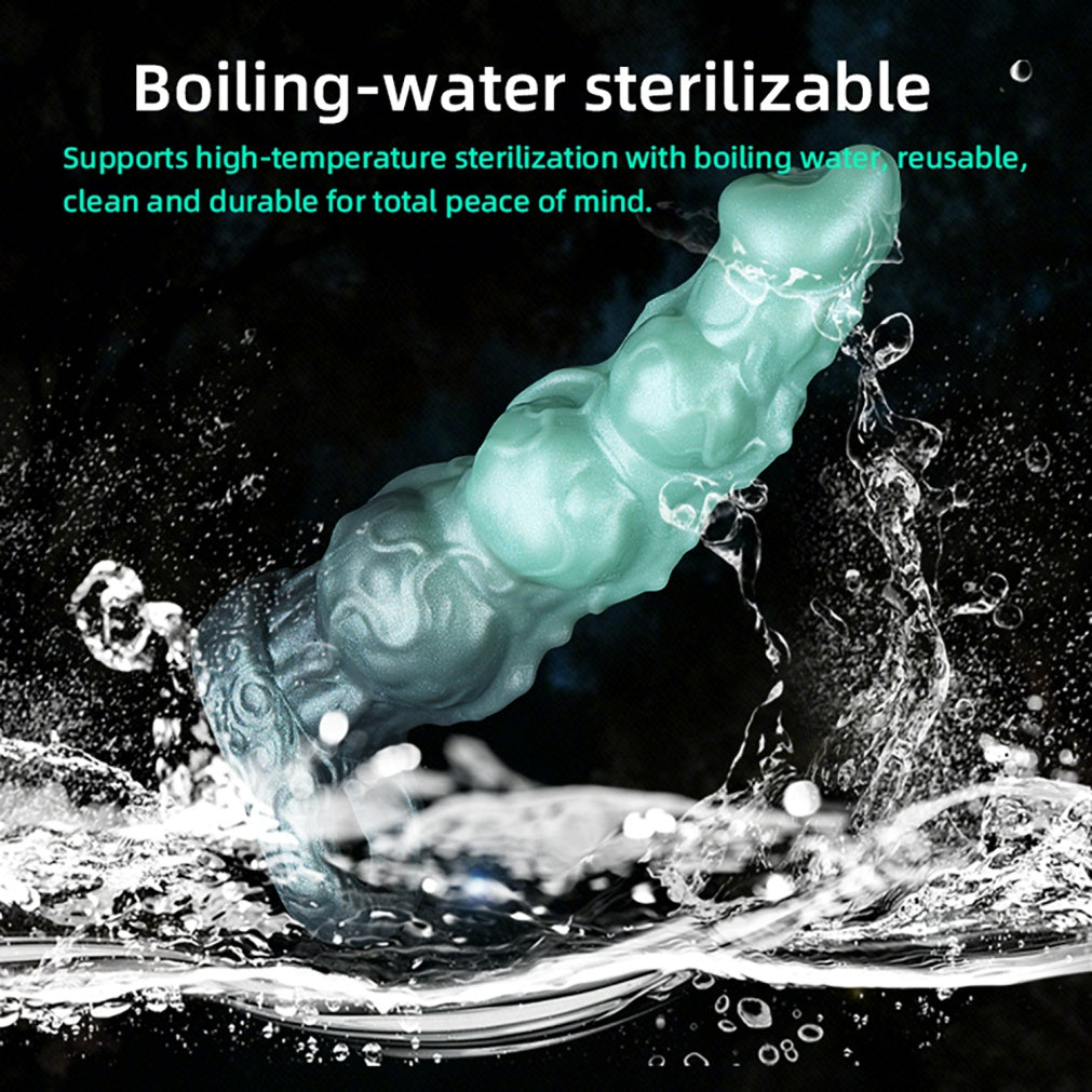 Fantasy Beaded Knot Penis Sleeve & Cock Extender-Maximize Girth with Internal Massage Texture