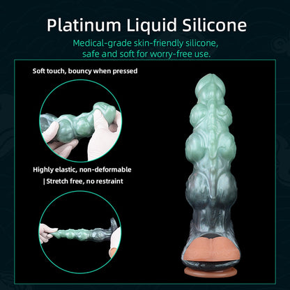 Fantasy Beaded Knot Penis Sleeve & Cock Extender-Maximize Girth with Internal Massage Texture