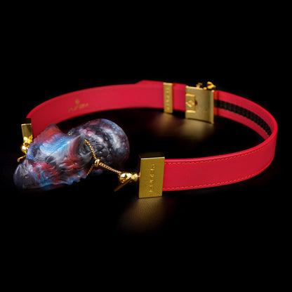 Gode-ceinture fantaisie en forme de tête de dragon – Jouet sexuel oral coquin en silicone