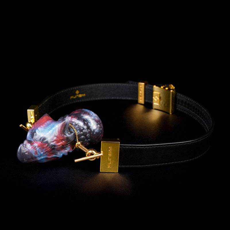 Gode-ceinture fantaisie en forme de tête de dragon – Jouet sexuel oral coquin en silicone