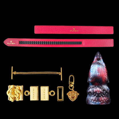 Gode-ceinture fantaisie en forme de tête de dragon – Jouet sexuel oral coquin en silicone