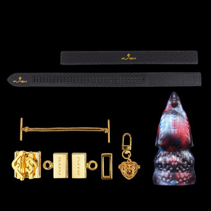 Gode-ceinture fantaisie en forme de tête de dragon – Jouet sexuel oral coquin en silicone