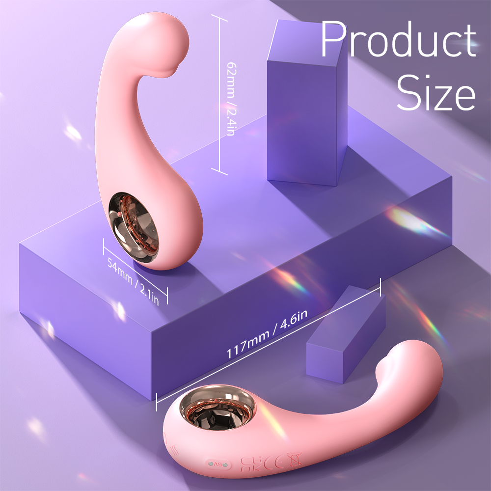 Insertable Dildo Fantasy G-Spot Vibrator – Medical-Grade Liquid Silicone Female Stimulator
