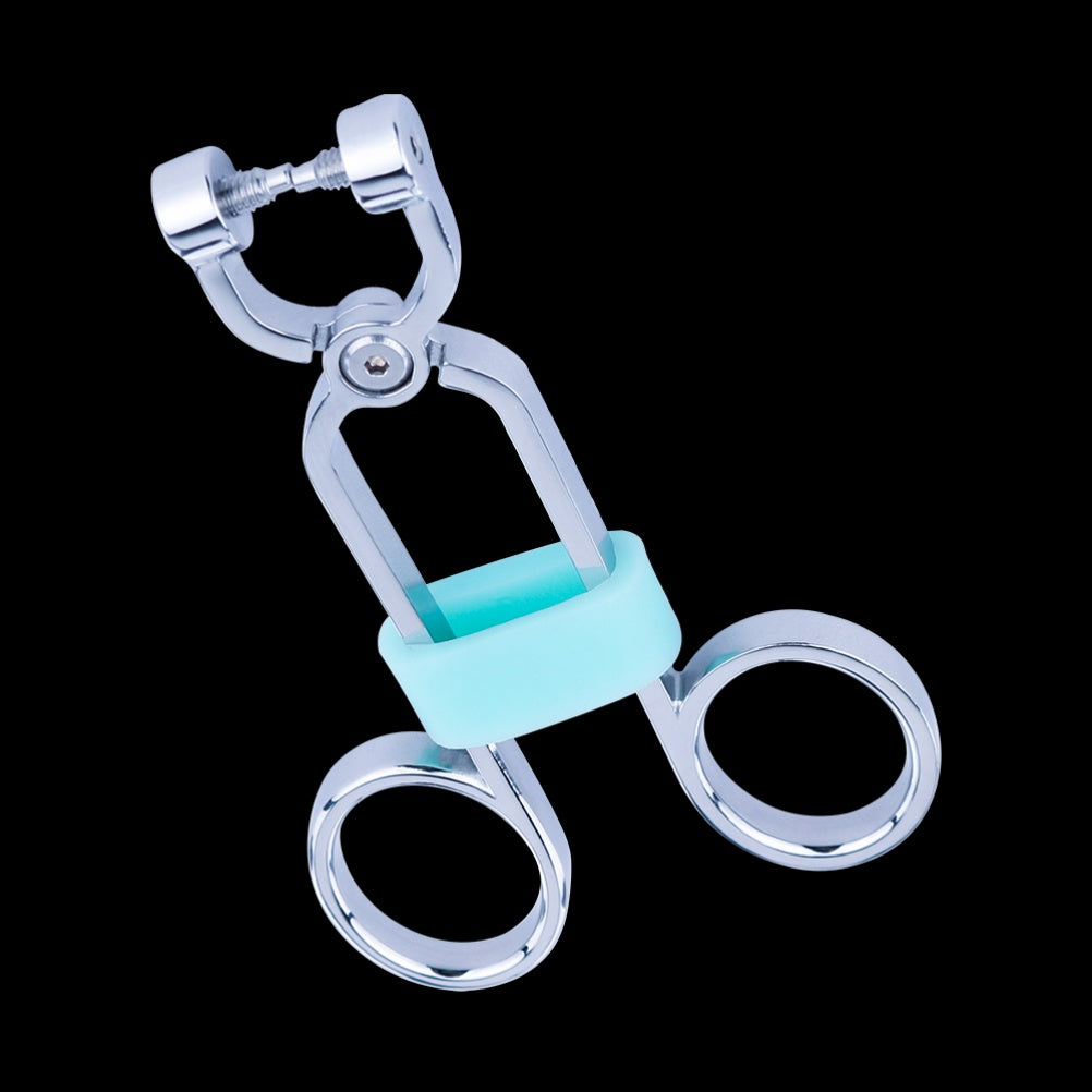 Spiked Steel Kiss Clamp Nipple Clamps - Stainless Steel BDSM Restraint Tool