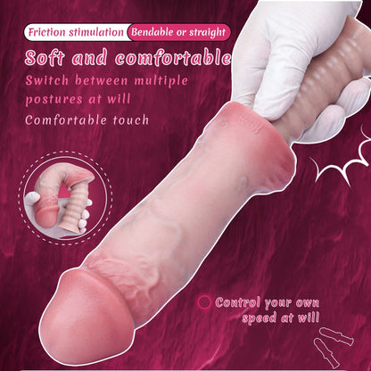 Fantasy Handheld Anal Realistic Dildo – Vaginal Insertion and Women Masturbating