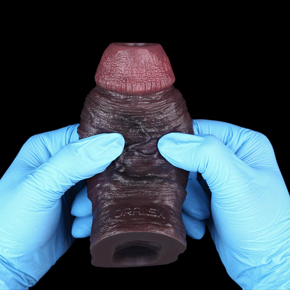 Fantasy Thick Realistic Cock Sleeve – Silicone Penis Extender Sex Toy