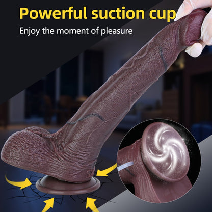 Simulated Silicone Fantasy Squirt Dildo - Vaginal Stimulation Insertion Masturbation Toy
