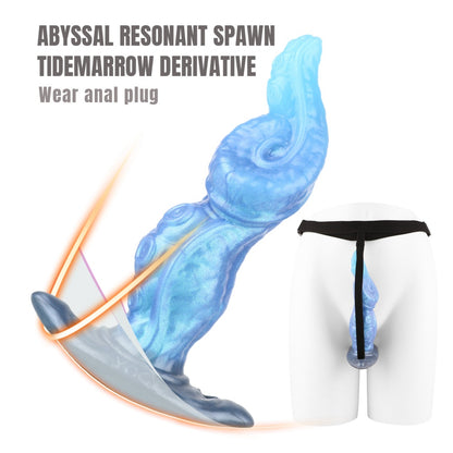 Fantasy Tentacle Alien Anal Dildo for Strapon Play – Silicone Sex Toy for Female Vaginal Orgasmic Massage & Masturbation