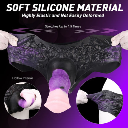 Fantasy Silikon Penisverlängerungs-Unterwäsche – Sofortige Vergrößerung von Größe und Umfang für Männer
