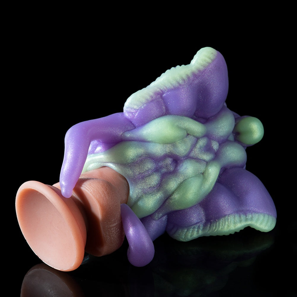 Fantasy Alien Creature Silicone Sex Doll – Discreet Single-Channel Oral Stroker & Pocket Pussy for Male Masturbation