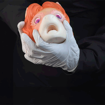 Fantasy Pony Silikon-Sexdoll – Mini-Sexspielzeug für Männer für realistische Blowjobs und Penis-Massage