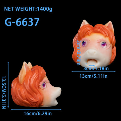 Fantasy Pony Silikon-Sexdoll – Mini-Sexspielzeug für Männer für realistische Blowjobs und Penis-Massage