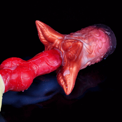 Fantasy Crimson Bloom Pocket Pussy – Silicone Flower Bud Alien Sex Doll Men Masturbation Cup