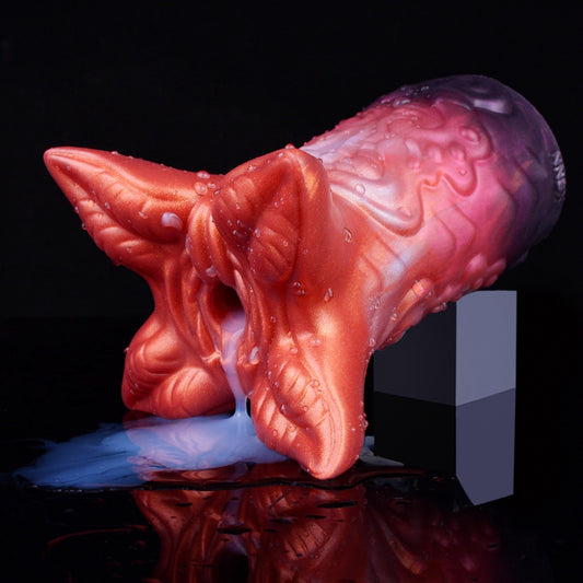 Fantasy Crimson Bloom Pocket Pussy – Silicone Flower Bud Alien Sex Doll Men Masturbation Cup