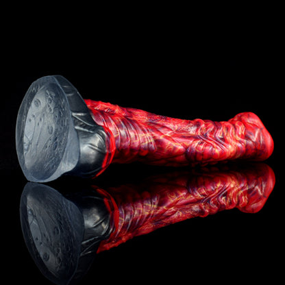 Fire Dragon Fantasy Dildo with Suction Cup – Silicone Monster Cock for Intense Sexual Fantasy & Hands-Free Pleasure