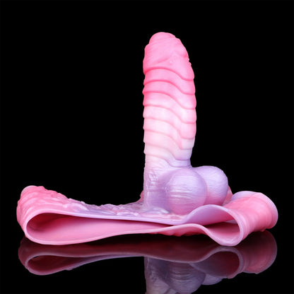 Fantasy Monster Silicone Sheath Underwear - Penis Extender for Enhanced Size and Performance